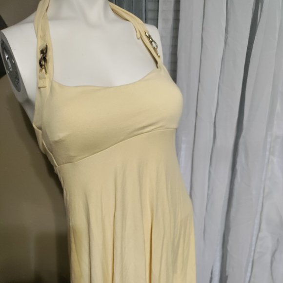 Cache - Yellow Haltered Mini Dress - Picture 1 of 13